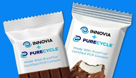 Thumbnail for PureCycle, Innovia Films trial 40% PCR Polypropylene BOPP for candy wrappers, snack packaging